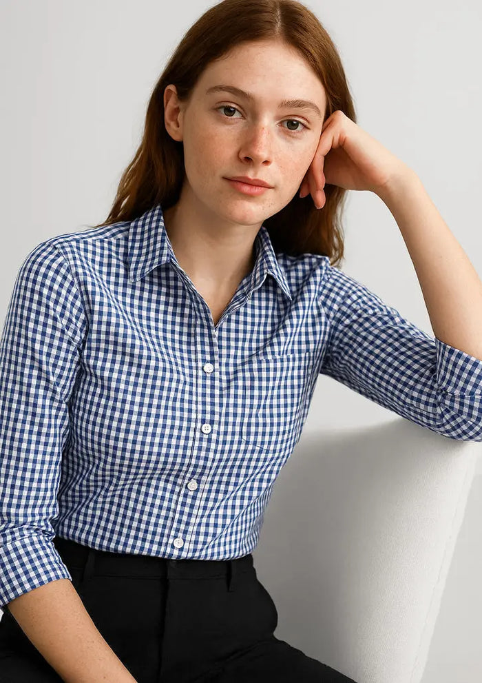 Biz Corporates Springfield Womens 3/4 Sleeve Shirt 43411 Biz Corporates