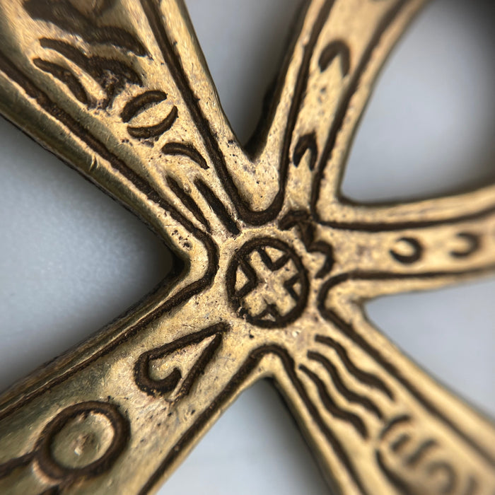 Brass Ankh Cross Pendant (SBC10)