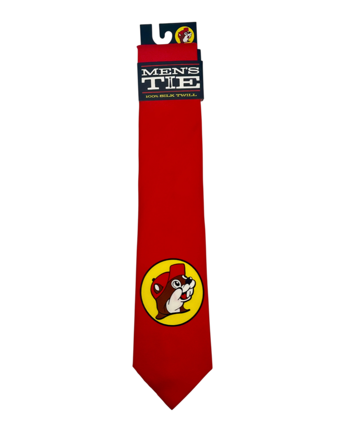 Buc-ee's 100% Silk Twill Tie