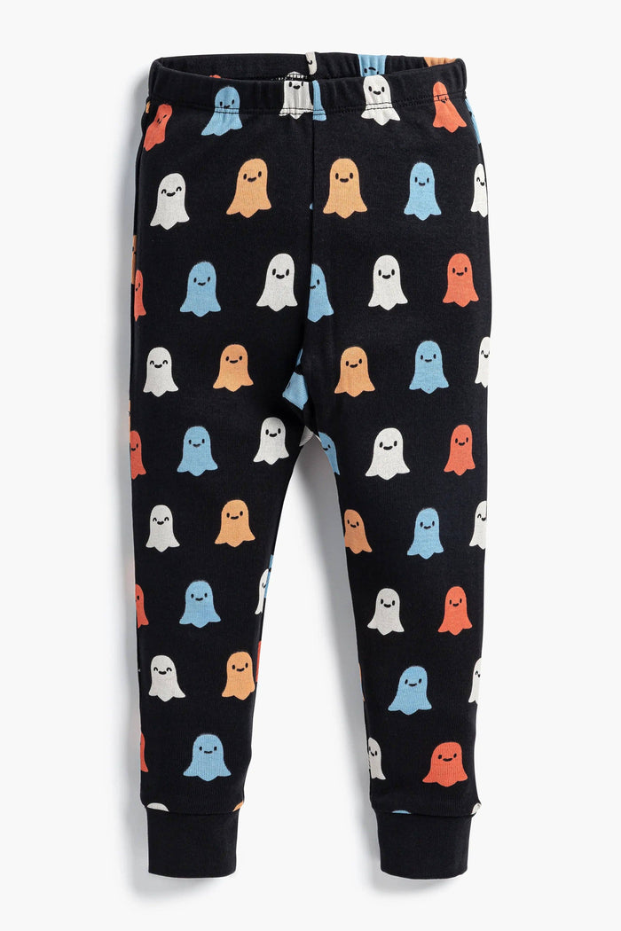 Colorful Ghosts Halloween Kids Two-Piece Pajama Set
