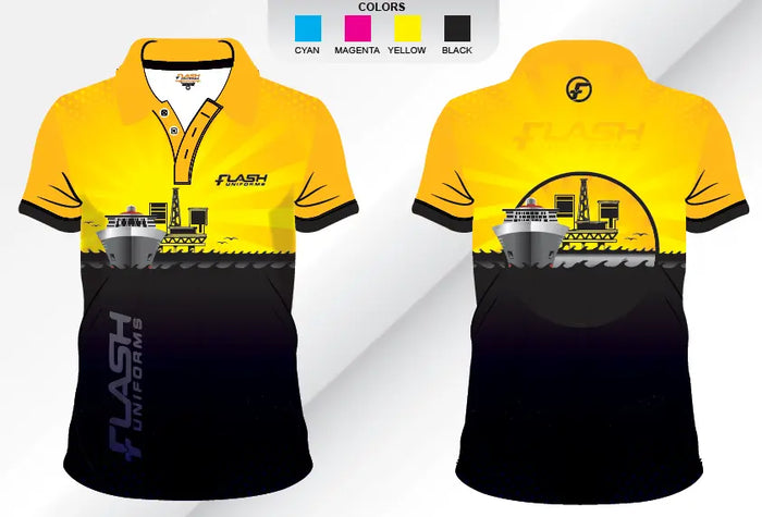 Custom Sublimated Mining Polo Shirt SP33 Sublimation