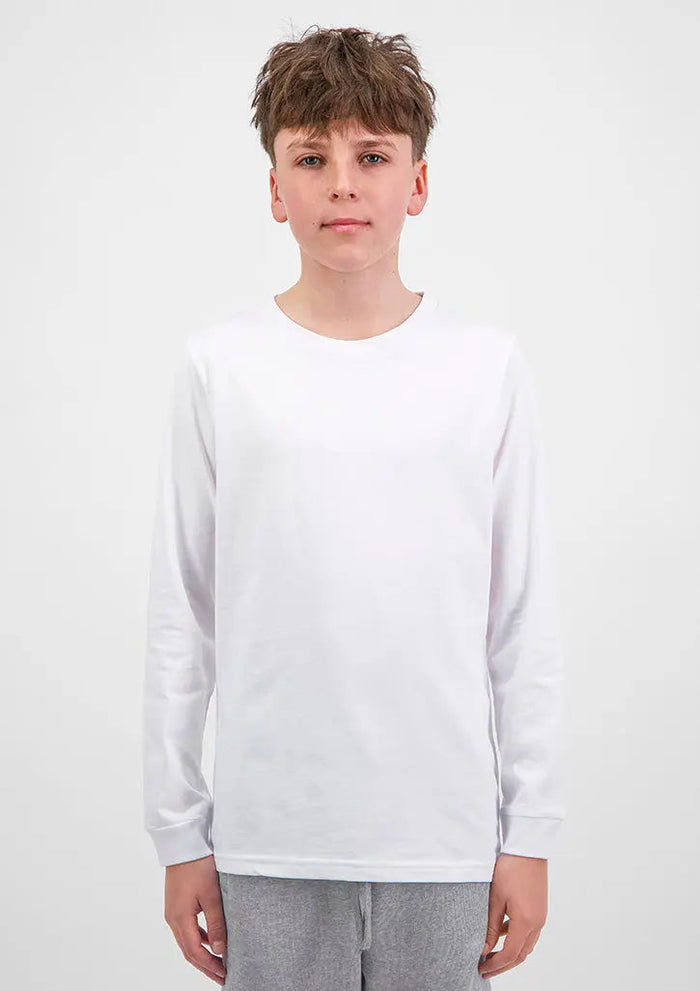 Goodmates Youth Basic Long Sleeve Tee X1002Y Metro Workwear