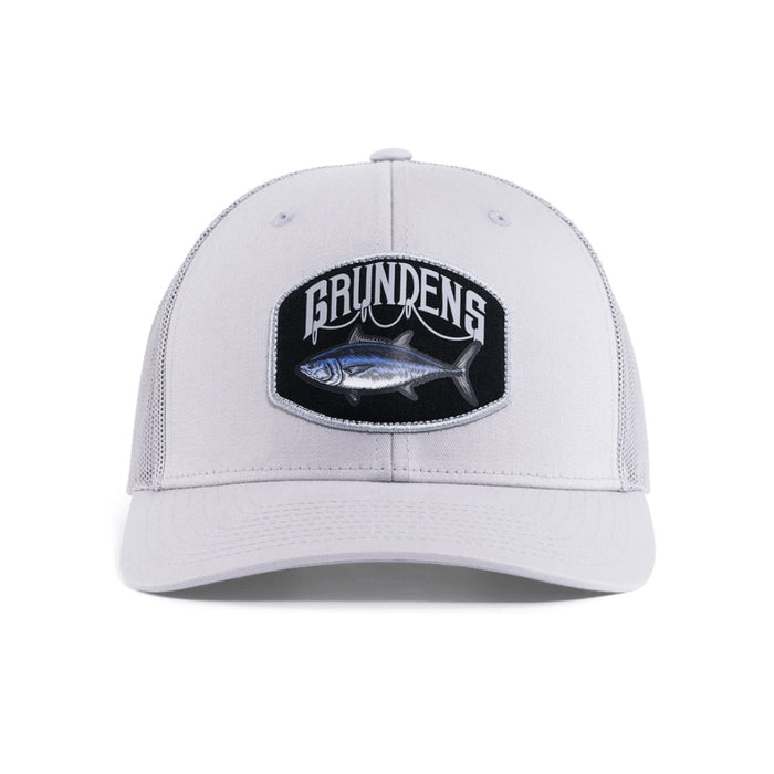 grundens-bluefin-trucker-hat-grey-mist-front-primary