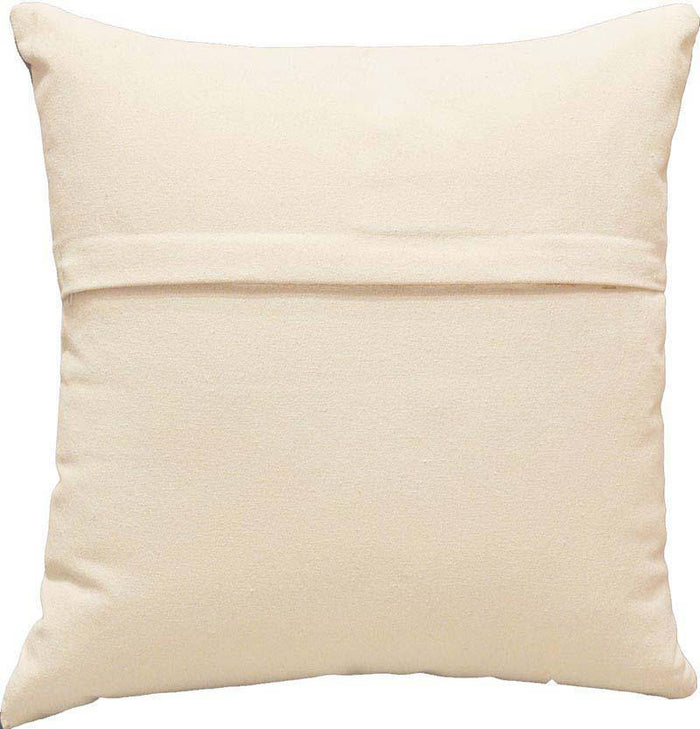 Kandinsky Blue Ribbon Cushion Cover Hand Embroidered 18" x 18" - KashmirDesigns