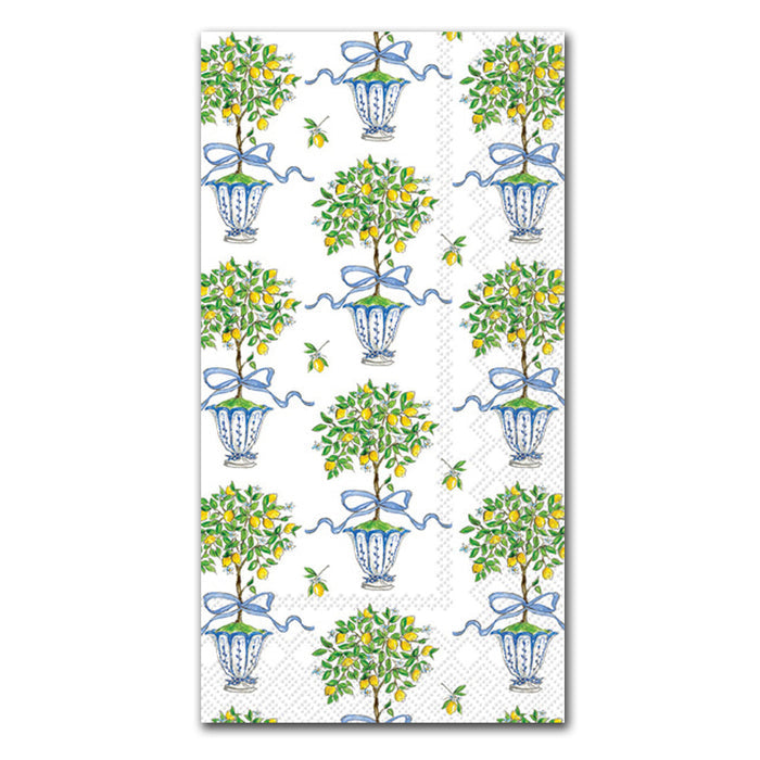 Lemon Topiary Paper Guest Towels - Buffet Napkins
