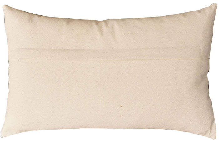 Lumbar Klimt Night Sky Rust Decorative Pillow Cover Handembroidered Wool 14"x20" - KashmirDesigns