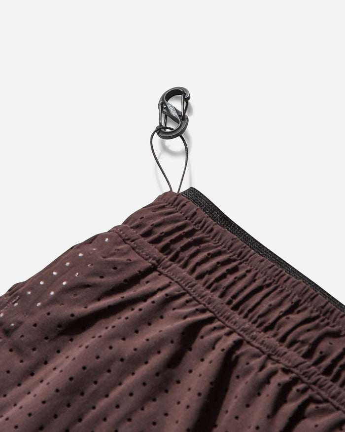 Satisfy Space‑O 2.5 Distance Shorts Deep Mahogany Shorts Short 12001 DM