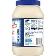 MIRACLE WHIP MAYO & TANGY DRESSING 30 OZ