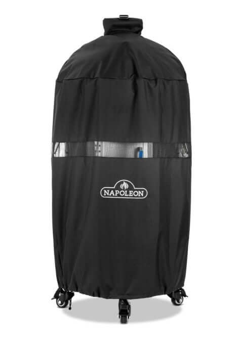 Apollo 22 smoker grill cover protecting Napoleon grills from the elements.