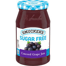 SMUCKERS SUGAR FREE GRAPE JAM 12.75 OZ