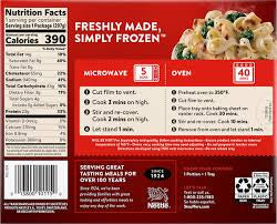 STOUFFER'S CHICKEN ALFREDO WITH FETTUCCINI 10.5 OZ