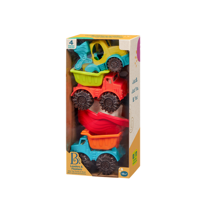 4-pack toy sand vehicles for kids