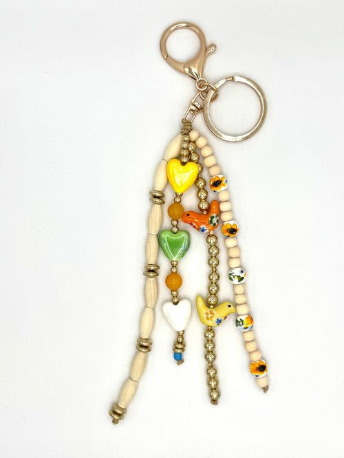 Fun Funky Farm Whimsy Keychain