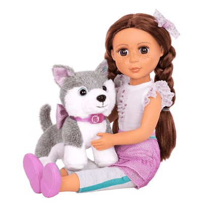 Husky dog plushie