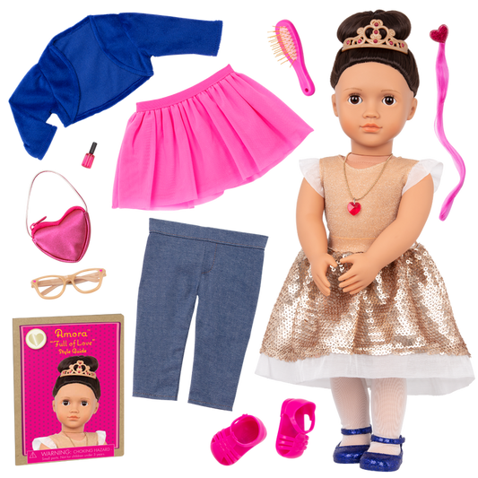 Our Generation Fashion Starter Kit & 18-inch Doll Amora