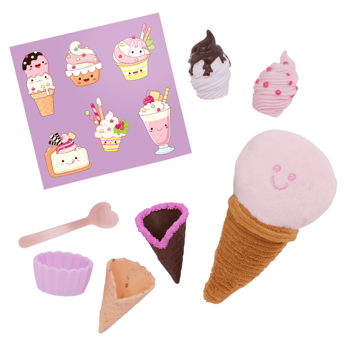 Our Generation 18-inch Doll Andy and Ice Cream Accessories