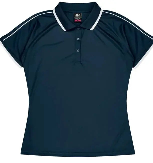 Aussie Pacific Double Bay Lady Polo Shirt 2322  Aussie Pacific NAVY/WHITE 6