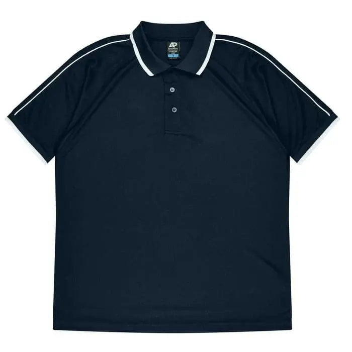 Aussie Pacific Double Bay Men's Polo Shirt 1322  Aussie Pacific NAVY/WHITE S
