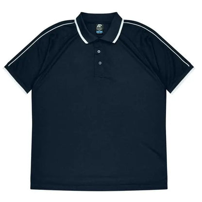 Aussie Pacific Double Bay Men's Polo Shirt 1322  Aussie Pacific NAVY/WHITE S