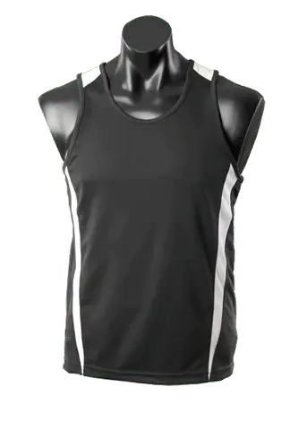 Aussie Pacific Eureka Kids Singlet 3104 Casual Wear Aussie Pacific Black/White 6