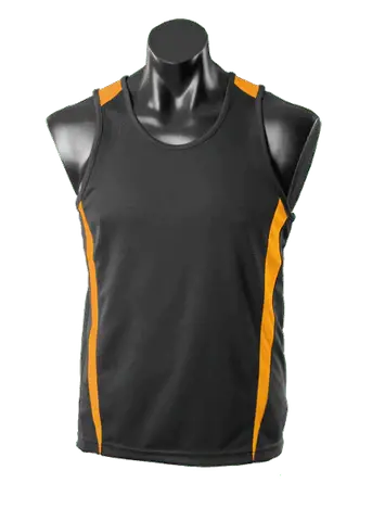 Aussie Pacific Eureka Kids Singlet 3104 Casual Wear Aussie Pacific Black/Gold 6