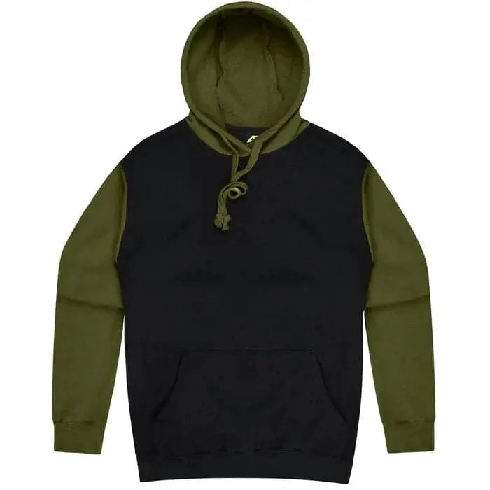 BLACK/MILITARY GREEN / S