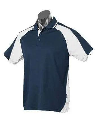 Aussie Pacific Panorama Kid's Polo Shirt 3309 Casual Wear Aussie Pacific Navy/Ashe/White 6