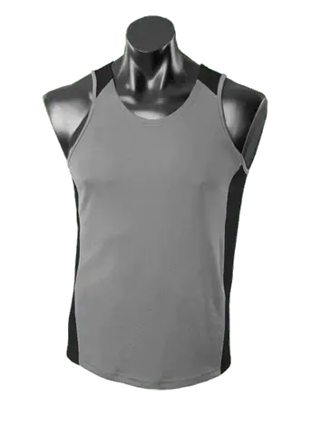 Aussie Pacific Premier Singlet 1101 Casual Wear Aussie Pacific Ashe/Black S