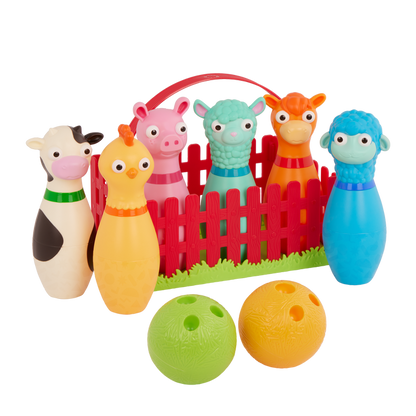 Barnyard Bowling Set with Carrier