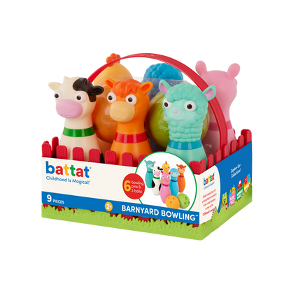 Barnyard Bowling Set with Carrier