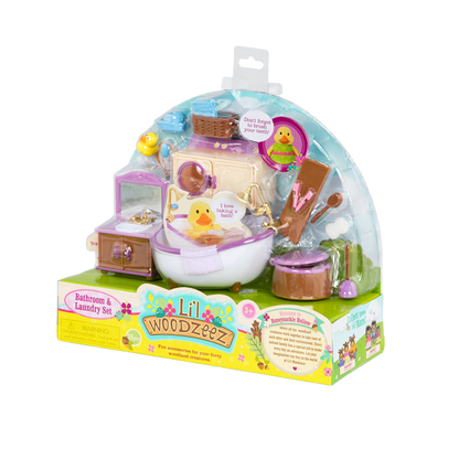 Bathroom and laundry playset