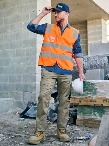 Bisley Stretch Cotton Elastic Waist Cargo Work Pants BPC6029 - City Workwear