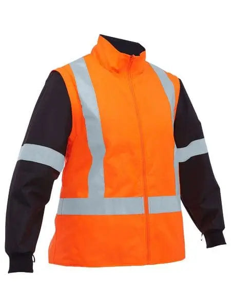 Bisley Taped Women's Hi Vis 5 in 1 Rain Jacket BKL6975 - City Workwear