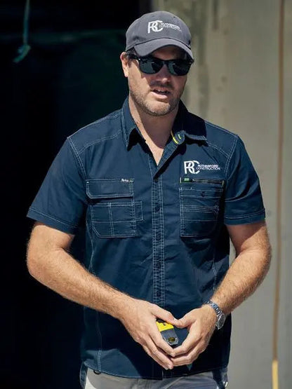 Bisley Workwear Flex & Move™utility Short Sleeve Shirt BS1144 - City Workwear