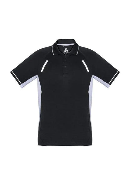 Biz Collection Casual Wear S / Black/White/Silver Biz Collection Renegade Mens Polo P700MS