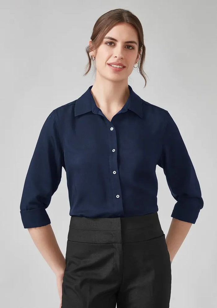 Biz Corporates Evelyn Long Sleeve Shirt RU570LL  Metro Workwear