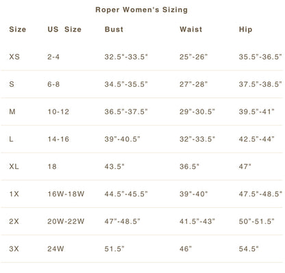 Black Tear Drop | Roper Womens