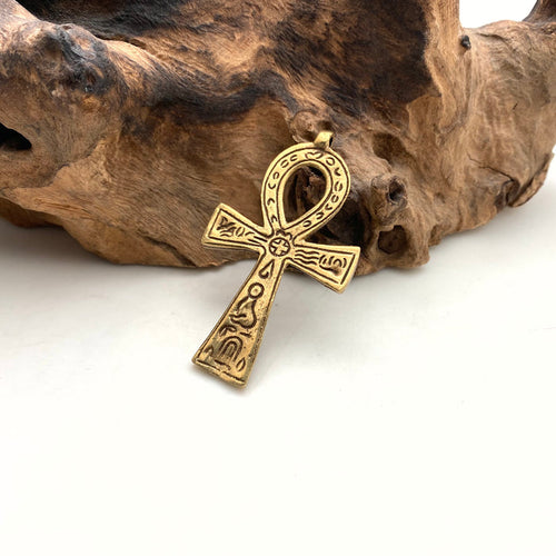 Brass Ankh Cross Pendant (SBC10)