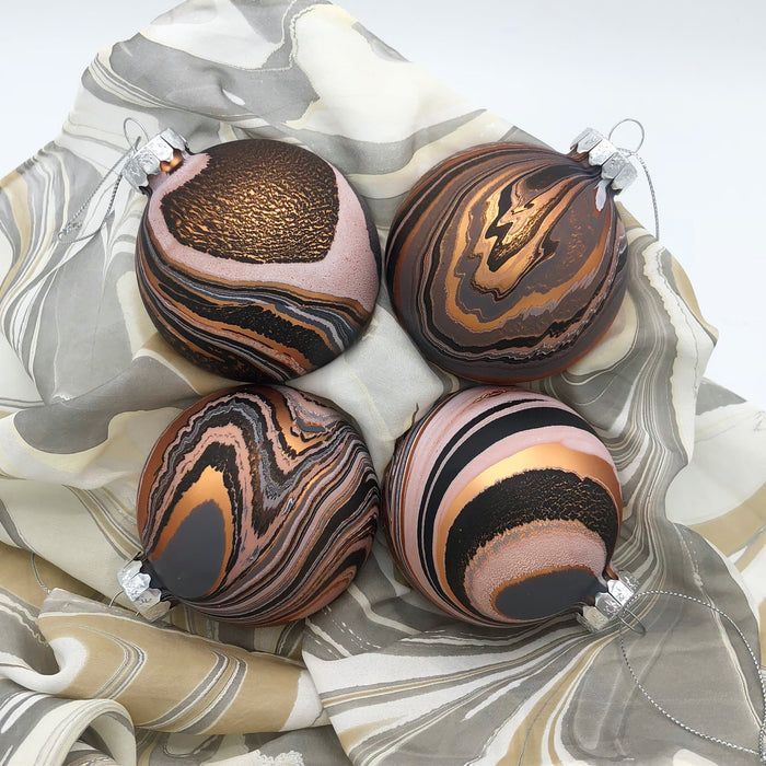 Bronze Umber Small Ornament Set - No One Alike