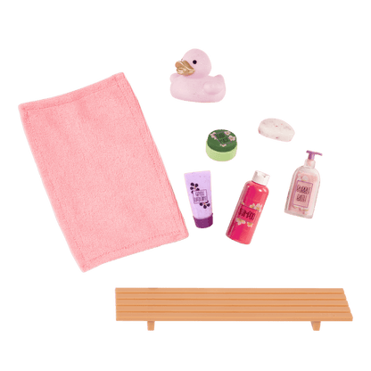 Our Generation Bubbly Bathtime Set for 18-inch Dolls