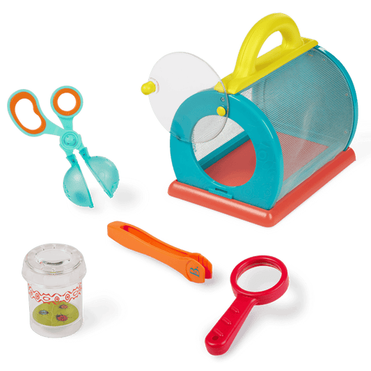 5-piece deluxe insect catching set for kids and toddlers with bug hotel