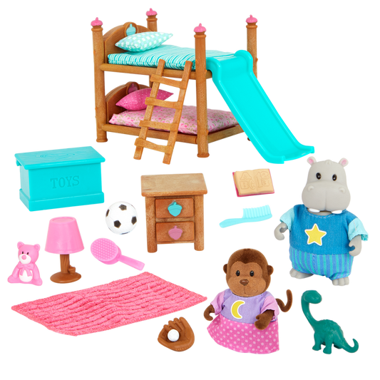 Bunk Bed Bedroom Set - Deluxe - Li’l Woodzeez