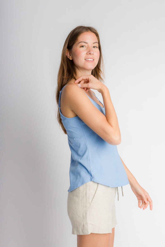 Cami | Women's Anti-Stain Cotton Linen Knit Camisole