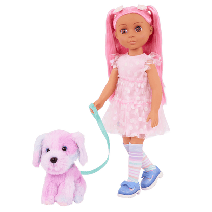 Glitter Girls Cara & Sprinkles 14-inch Doll Pet Duo