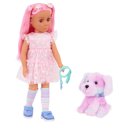 Glitter Girls Cara & Sprinkles 14-inch Doll Pet Duo