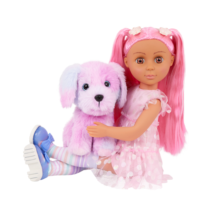 Glitter Girls Cara & Sprinkles 14-inch Doll Pet Duo