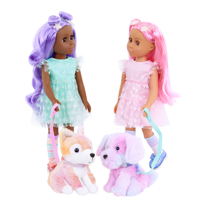 Glitter Girls Cara & Sprinkles 14-inch Doll Pet Duo