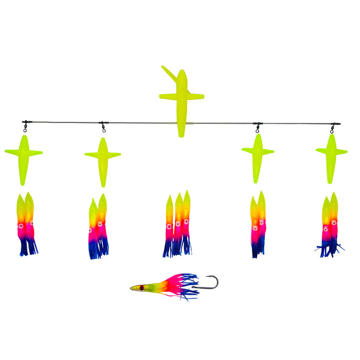 chatterlures-36in-side-tracker-6in-floating-squids-rainbow