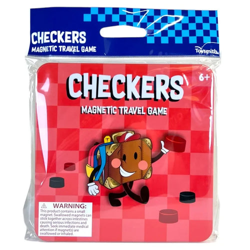 Checkers Magnetic Travel Game