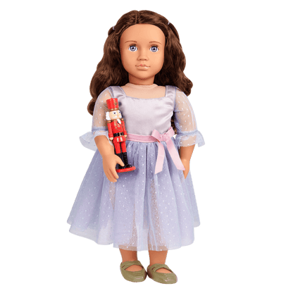 Our Generation 18-inch Ballerina Doll Clara & Nutcracker Accessory